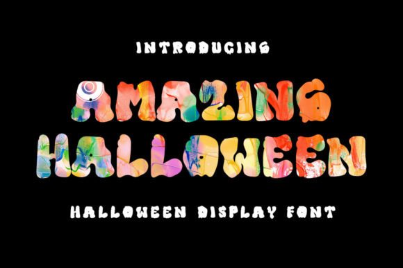 Amazing Halloween: A Display Font That Adds Spook & Polish