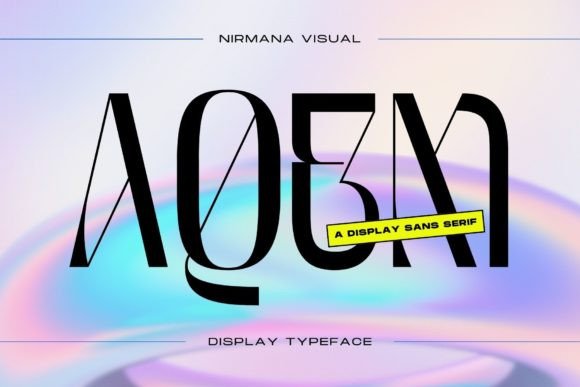 Aqem: A Display Font That Makes Your Headlines Instantly Clear