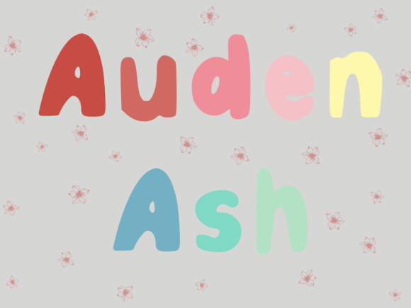 Auden Ash: A Friendly Handwritten Display Font for Makers