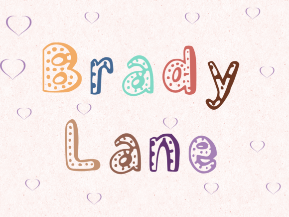 Brady Lane: A Playful Handwritten Display Font That Feels Human