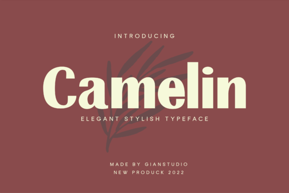 Camelin: A Display Font That Commands Attention