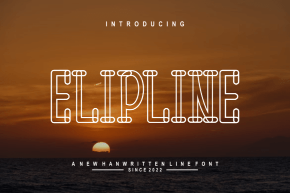 Elipline: A Display Font That Earns Its Space
