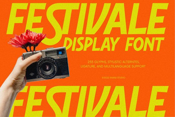Festivale: A Retro-Funky Display Font That Sets the Editorial Mood