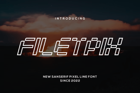 Filetpix: A Display Font That Makes Your Headlines Instantly Clickable