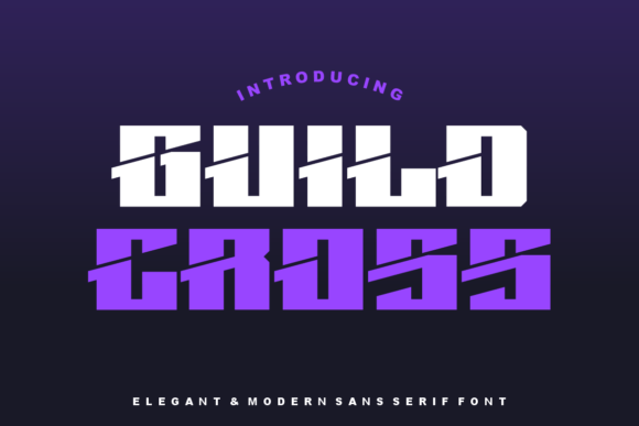 Guild Cross: A Bold Display Font for Small Business Branding