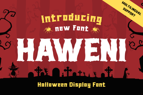 Haweni Display Font for Handmade Labels & Seasonal Designs