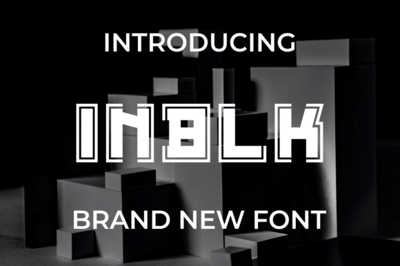 Inblk: A Display Font That Cuts Through the Feed