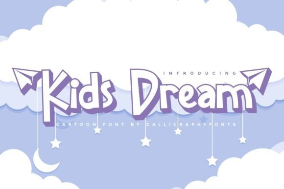 Kids Dream Font: A Playful Display Typeface for Digital Brands