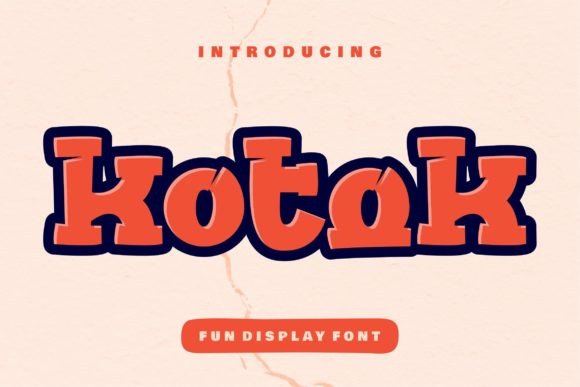 Kotok: A Bold Display Font That Elevates Your Brand