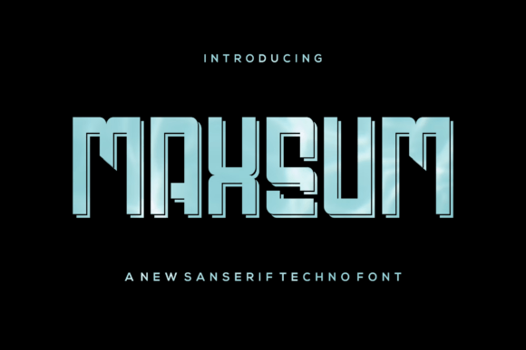 Maxsum: A Bold Display Font for Modern Web Design