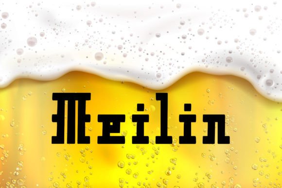 Meilin: A Display Font That Earns Its Space