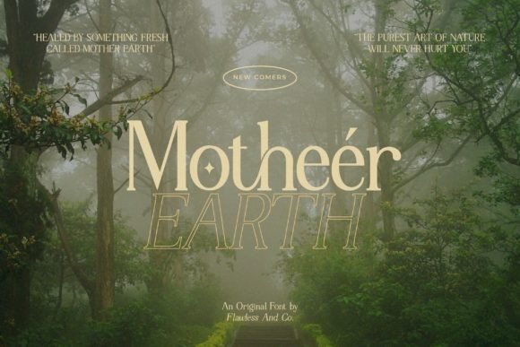 Motheér: A Serif Display Font That Elevates Digital Branding