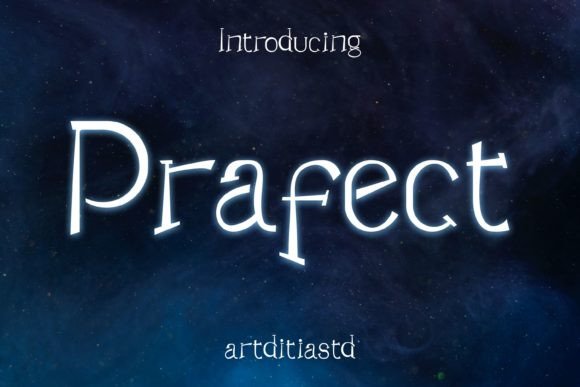 Prafect Font: A Playful, Friendly Display Typeface for Makers