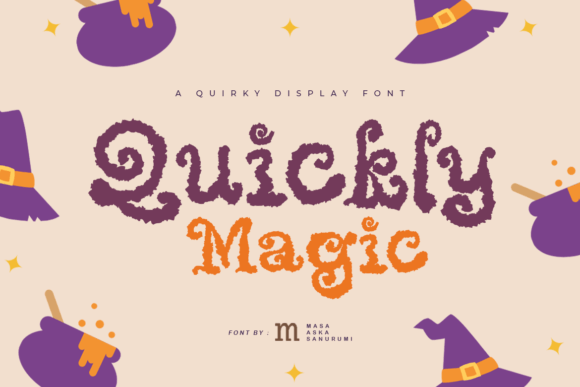 Quickly Magic: A Spooky Display Font That Grabs Attention