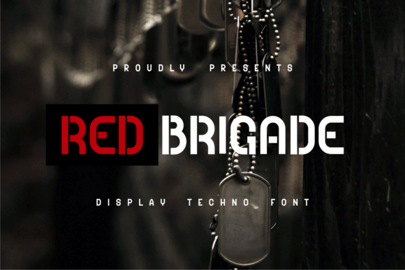 Red Brigade: A Bold Display Font for Memorable Branding