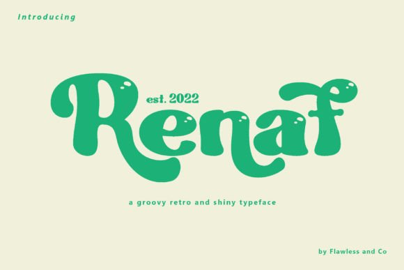 Renaf: A Display Font That Earns Its Space