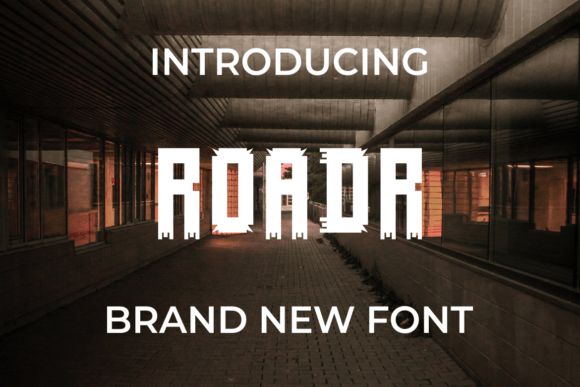 Roadr: A Display Font That Makes Your Brand Feel Instantly Polished