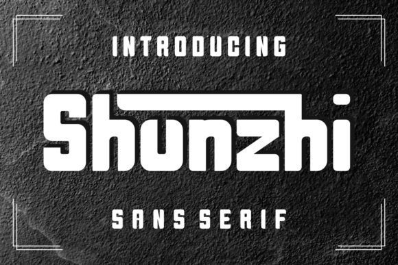 Shunzhi: A Bold, Modern Display Font for Editorial Impact
