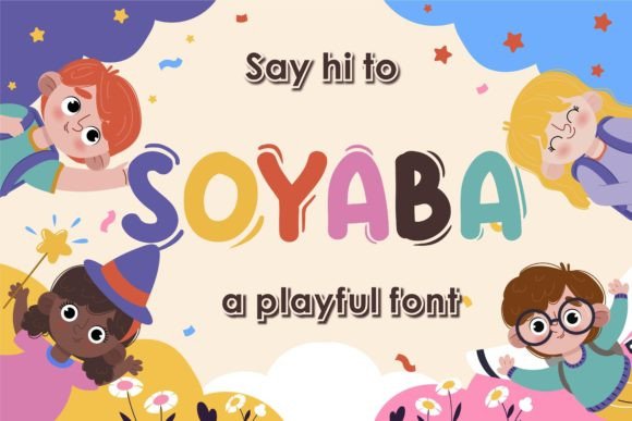 Soyaba: A Playful Display Font for Joyful Editorial Moments
