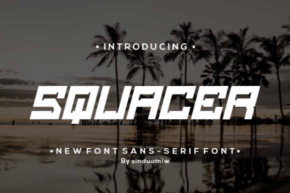 Squacer: A Display Font That Makes Your Brand Instantly Stand Out