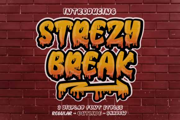 Strezy Break: A Display Font That Makes Your Brand Feel Real
