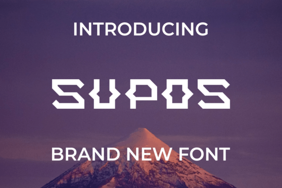 Supos: A Display Font That Grabs Attention—Without Screaming