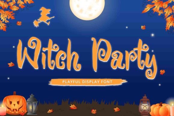 Witch Party: A Playful, Atmospheric Display Font for Editorial Charm